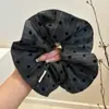 Cuerda para el Cabello de Diseño Nicho Coreano Otoño e Invierno, Diadema Elegante, Goma para el Cabello de Lunares Grandes Flock, Goma para el Cabello