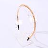 Primavera Corea del Sur moda diadema de cristal adulto simple horquilla antideslizante elegante cristal diadema Mori accesorios para el cabello de hada