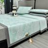 Juego de tres piezas de tapete jacquard de seda de hielo PE, tapete fresco de seda de hielo para verano, ropa de cama clase A para maternidad e infantil, textil para el hogar Nantong