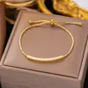 Pulsera de Acero de Titanio Dongguan Transfronteriza, No se Desvanece, Estilo Nuevo, Accesorios Japoneses y Coreanos, Pulsera para Mujer, Oro de 18K, Moderna, Lujo Ligero, Sensación de Alta Gama