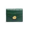 Nova Carteira Couro Genuíno Feminina Camada Superior Couro de Vaca Longa Padrão Crocodilo Grande Capacidade Dobrável Multifuncional Porta Cartões Clutch