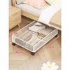 Caja de almacenamiento para cama con polea, caja de acabado plano, caja de almacenamiento tipo cajón para el hogar, artefacto para guardar ropa debajo de la cama