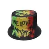 Sombrero de Cuenca de Personalidad Europea y Americana Transfronterizo Árbol de Coco Festival de Música de Playa Sombrilla Sombrero para el Sol UN AMOR Sombrero de Pescador
