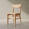 Sillón Moderno de Madera Maciza Silla Mariposa Nórdica Silla de Comedor Simple de Madera Maciza Silla de Comedor de Madera de Caucho para el Hogar Taburete Metal