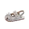 Nuevas Sandalias de Verano para Niñas de 3 a 6 Años, Sandalias Estilo Princesa con Punta Cerrada y Suela Suave, Antideslizantes, Zapatos Huecos Mary Jane