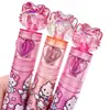 Goma de Borrar Labial de Gato Kt de Cristal de Dibujos Animados Goma de Borrar Linda con Forma de Bolígrafo con Luz para Materiales de Papelería de Aprendizaje para Estudiantes de Primaria