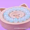 Pulsera de 12 mm con degradado multicolor, sencilla y suave, con diseño de libro de equitación rojo, estilo similar al de los estudiantes masculinos y femeninos, ideal como regalo.