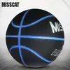Bola de Basquete Refletiva Luminosa Legal Não. 7 para Adultos e Estudantes, Adequado para Uso Interno e Externo, Resistente ao Desgaste, Alta Elasticidade, Antiderrapante Esportivo Basquete