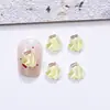 Decoraciones para Uñas de Dibujos Animados de Frutas Mini de Verano Frescas y Sencillas, Decoraciones de Uñas de Resina Transparente 3D de Fresa y Plátano Helado