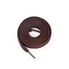 Cor 1cm poliéster baixa elasticidade seda corda oca plana cadarço duplo branco preto cadarço cordão cintura calça cordão chapéu suéter