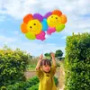 Globos Lindos de Dibujos Animados con Pinza para Niños, Globos Grandes de Caballo para Sostener en la Mano para Eventos Deportivos y Actividades Promocionales de Escuela Primaria y Jardín de Infancia