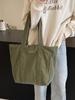 Bolso de hombro de pana 2024, bolso de mano, nuevo estilo coreano, moda simple, tendencia, bolso de viaje de gran capacidad para mujer.