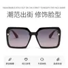 Gafas de Sol Cuadradas Clásicas de Marco Grande de Nueva Moda Transfronterizas para Mujer, Protección UV, Estilo Europeo y Americano, Sensación de Alta Gama