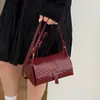Elegante Bolso Pequeño para el Trabajo para Mujer 2026 Nuevo Modelo Diseño de Nicho Bolso Cruzado Versátil Bolso de Hombro Popular con Patrón Tejido