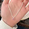 Colar de Prata de Lei S925 com Fecho de Segurança Design de Nicho Feminino Corrente de Clavícula de Alto Padrão 2025 Novo Estilo Quente Tendência de Colar