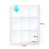 Fabricante Mayorista Personalizado Azul 3 Agujeros 9 Ranuras 3 Pulgadas Carpeta de Juego de Cartas Pequeña Páginas Interiores para Álbum de Tarjetas Almacenamiento de Recarga