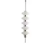 Estilo Francés Lujo Ligero Moderno Dormitorio Mesita de Noche Sala de Estar Estudio Vidrio Diseñador Decorativo Estilo Crema Varilla Retráctil Luz Colgante