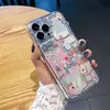 Amor Conejo Champiñón Adecuado para Funda de Teléfono Móvil Apple 16 15 14 13 Promax 17 Funda Espacial Transparente 17P