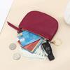 Cartera pequeña ultrafina mini de piel de vaca de primera capa para mujer, cuero genuino, sencilla, llavero, monedero, cuero suave, monedero con cremallera