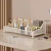 Caja de Almacenamiento de Cosméticos de Escritorio, Estante de Almacenamiento en Capas para Encimera, Estante para Labiales de Tocador, Estante de Almacenamiento para Productos de Cuidado de la Piel sobre Mesa