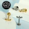 Joia para Piercing Corporal em Titânio F136 1.2mm Unha de Lábio Unha de Osso da Orelha Moda Novo Fabricante Ponto de Venda Direta Venda Individual