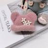 Gorro de lana de oso de peluche para muñeca OB11, gorro de lana multicolor con orejas de oso, súper lindo
