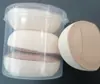 Zapatillas Pequeñas Esponja de Dedo en Polvo Malvavisco Esponja de Cojín de Aire para Dedos Elásticas Espesadas No Absorbentes de Polvo Doble Uso para Aplicación de Maquillaje Seco y Húmedo