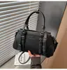 Bolsa de Mão Moderna Retro Transfronteiriça para Mulheres, Nova Bolsa Boston com Textura da Moda, Versátil para o Dia a Dia, Bolsa de Ombro Único Transversal