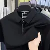 Nuevas camisetas tipo polo para hombre al por mayor, nueva ropa casual de negocios de verano para hombre, camisetas de manga corta de color liso con cuello camisero