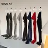 Meia-calça GOODFA2026 Feminina Outono/Inverno, malha de alta densidade 240 agulhas, lã brilhante, com pé, com salto, meia-calça semi-cobertura
