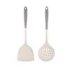 Espátula de Silicona para el Hogar Juego de Utensilios de Cocina Espátula de Silicona Resistente a Altas Temperaturas Cucharón Utensilios de Cocina Antiadherentes para Uso Diario