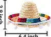 Nova tiara de chapéu de festival Festa de Carnaval Halloween México chapéu pequeno chapéu de aniversário para pet
