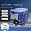 Novo barril de tonelada de polietileno químico azul de camada dupla 1000ml de armazenamento e transporte de barril de tonelada cúbica tipo à prova de luz