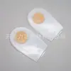 Almofadas de Silicone para Calcanhar para Alívio da Dor no Calcanhar, Tamanho Meio, para Homens e Mulheres, Confortáveis e Invisíveis, Almofadas Internas que Aumentam a Altura e Previnem a Fadiga dos Pés