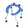Fábrica de Origen Silla de Inodoro Plegable Portátil de Acero al Carbono para Ancianos Discapacitados Mujeres Embarazadas Silla de Inodoro Amazon