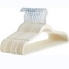Cabide de Roupa de Feltro Flocado Antiderrapante, Cabide de Roupa Resistente, Cabide de Roupa para Serviço Pesado, Cabide de Roupa para Terno, Cabide de Roupa Durável para Economizar Espaço no Guarda-Roupa