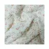 Tejido de Gasa de Doble Capa con Estampado Floral Pequeño Rosa, Adecuado para Pijamas, Ropa de Casa, Ropa de Bebé, Mantas Infantiles y Baberos
