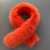 Gola de Pelo Separada para Jaqueta Puffer Parka Chapéu Gola Grande de Pelo Sintético Raposa Unissex Gola de Pelo Falso
