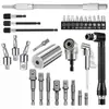 Adaptador de Destornillador en Ángulo de 105 Grados Transfronterizo Herramienta Flexible Varilla con Junta Universal de 360 Grados Juego de Varillas con Junta Esférica de Acero de Colores