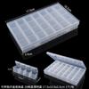 Caja Organizadora de Materiales DIY, Caja de Almacenamiento, Caja de Plástico Transparente Desmontable, Caja para Pendientes, Caja de Almacenamiento, Herramientas, 37 Especificaciones