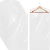 Sacos descartáveis para cabide de roupas de lavanderia transfronteiriça, capas plásticas espessadas para casacos e ternos, capas protetoras transparentes para poeira atacado