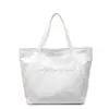 Suministro Exclusivo Transfronterizo de Bolsas Tote Grandes Simples con Estampado de Letras, Bolsos Cruzados Casuales Personalizados, Bolsos de Mujer para Viajes Diarios con Texto y Logo Estampados