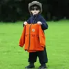 Jaqueta outonal estilosa para meninos, nova coleção 2026, agasalho de primavera e outono para bebês e meninos pequenos, roupas infantis da moda