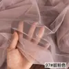 Tela de malla para vestido de novia ultra transparente-tejido de diseñador de perspectiva para vestido de alta costura 160 cm de ancho/color sólido caída sedosa