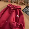 Moletom com Capuz Americano 2025 Masculino Outono e Inverno Nova Marca de Moda Estilo Coreano Oversize Estilo Preguiçoso Moletom Solto