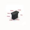 Tapón Tuerca Rectangular Tapón de Plástico Tapón con Junta Altura Ajustable Pie Ajustable Accesorios Antideslizante Pie Ajustable