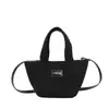 Bolsa Saco Infantil Nova de Camurça Outono/Inverno 2025 Grande Capacidade Moda Coreana Bolsa de Ombro Bolsa de Tecido Infantil de Veludo