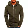 Sudaderas de Otoño e Invierno para Hombre, Sudaderas Jacquard Casuales para Fitness Deportivo, Cárdigans, Chaquetas con Capucha, Sudaderas con Capucha