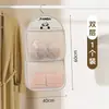 Bolsa Pendurável para Armazenamento de Meias, Saquinho de Malha para Roupa Íntima, Prateleira de Parede Multicamadas para Dormitório, Prateleira de Armazenamento Pendurável para Porta de Guarda-Roupa Sem Furos