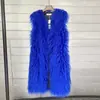 Chaleco de Piel Sintética tipo Borrego de Invierno 2026 Estilo Largo Chaleco Cálido Chaleco Chaqueta para Mujer Directo del Fabricante